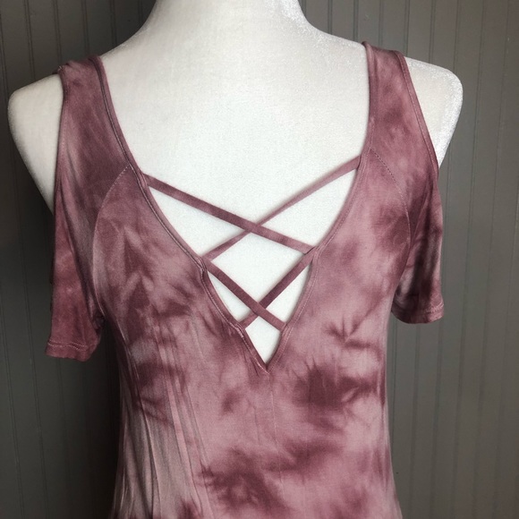 Pink Rose Tie Dye Dress - Picture 4 of 8